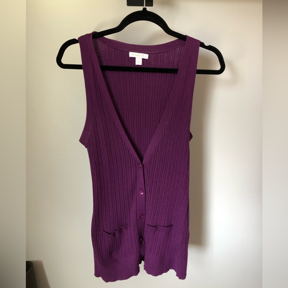 Sleeveless Knit Vest